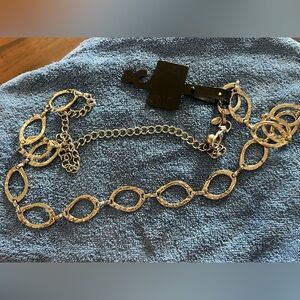 Fashion Bug Silver Oval Link Belt